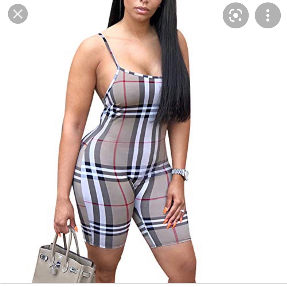 Sexy body on spaghetti strap romper